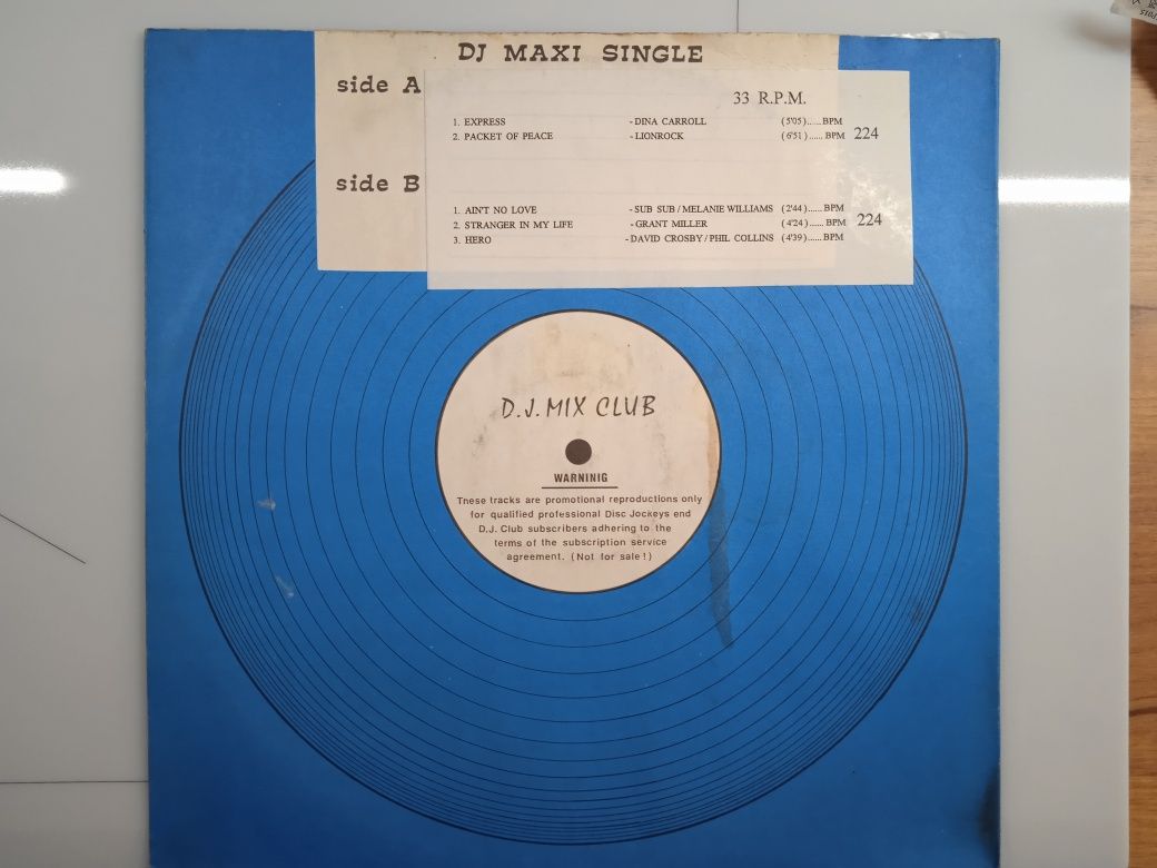 DJ Maxi Single nr 224 winyl