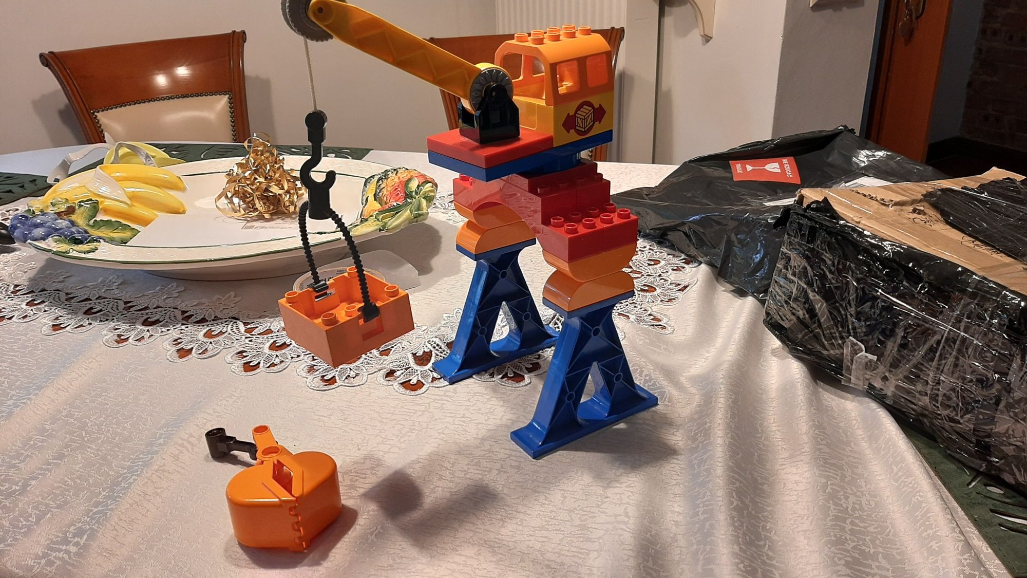 Dzwig dwuosiowy lego duplo