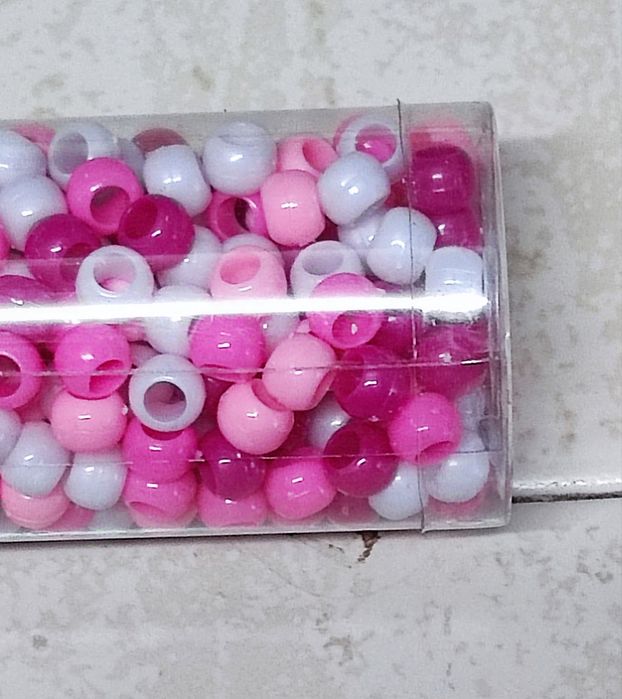 Contas rosa de 4 tons