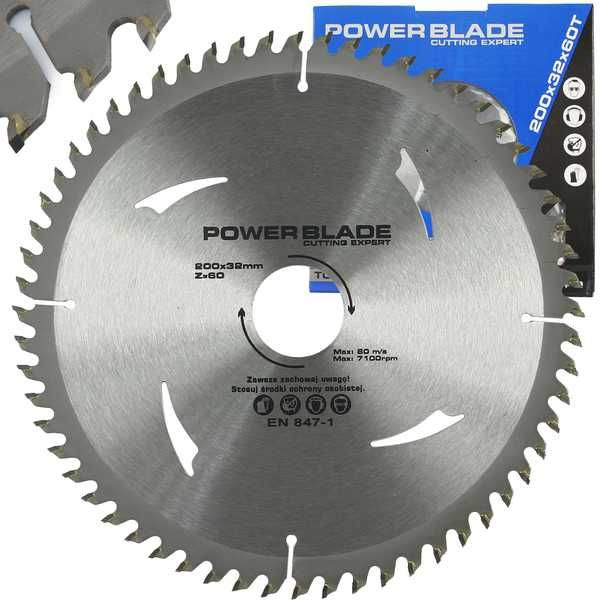 Tarcza Widiowa 200mm*32*60T POWER BLADE