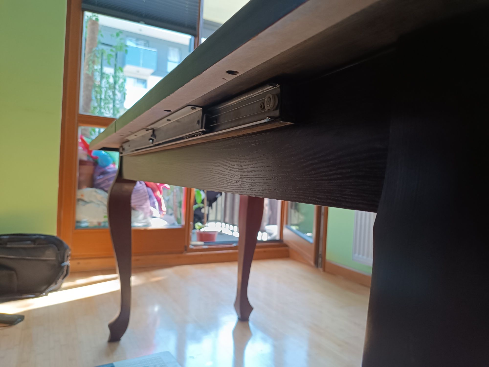 Stół  rozkładany 160x80 plus 6 krzeseł