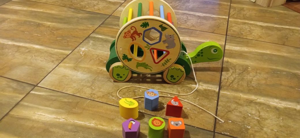Żółw drewniany sorter Lidl Playtive