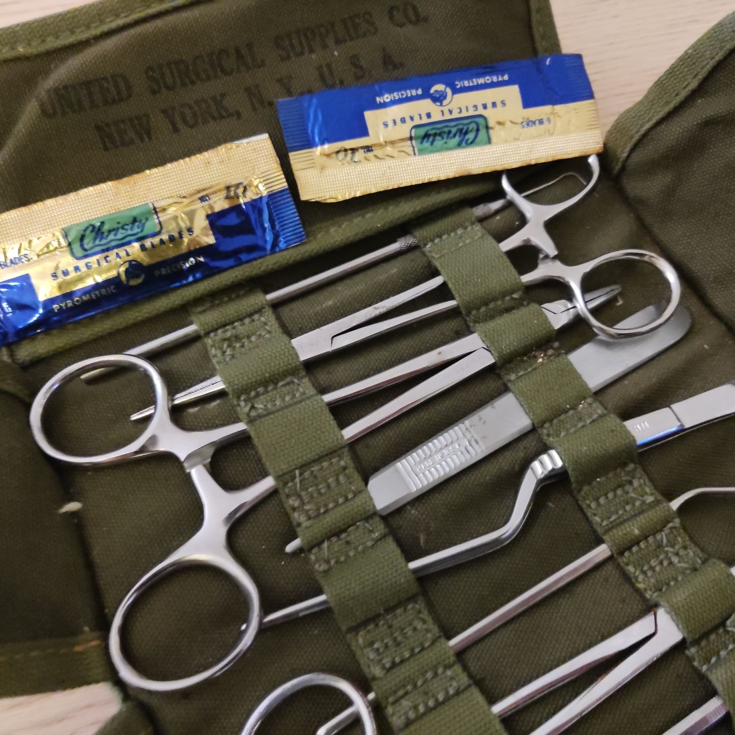 Surgical Instrument Kit. Minor Surgery - vintage