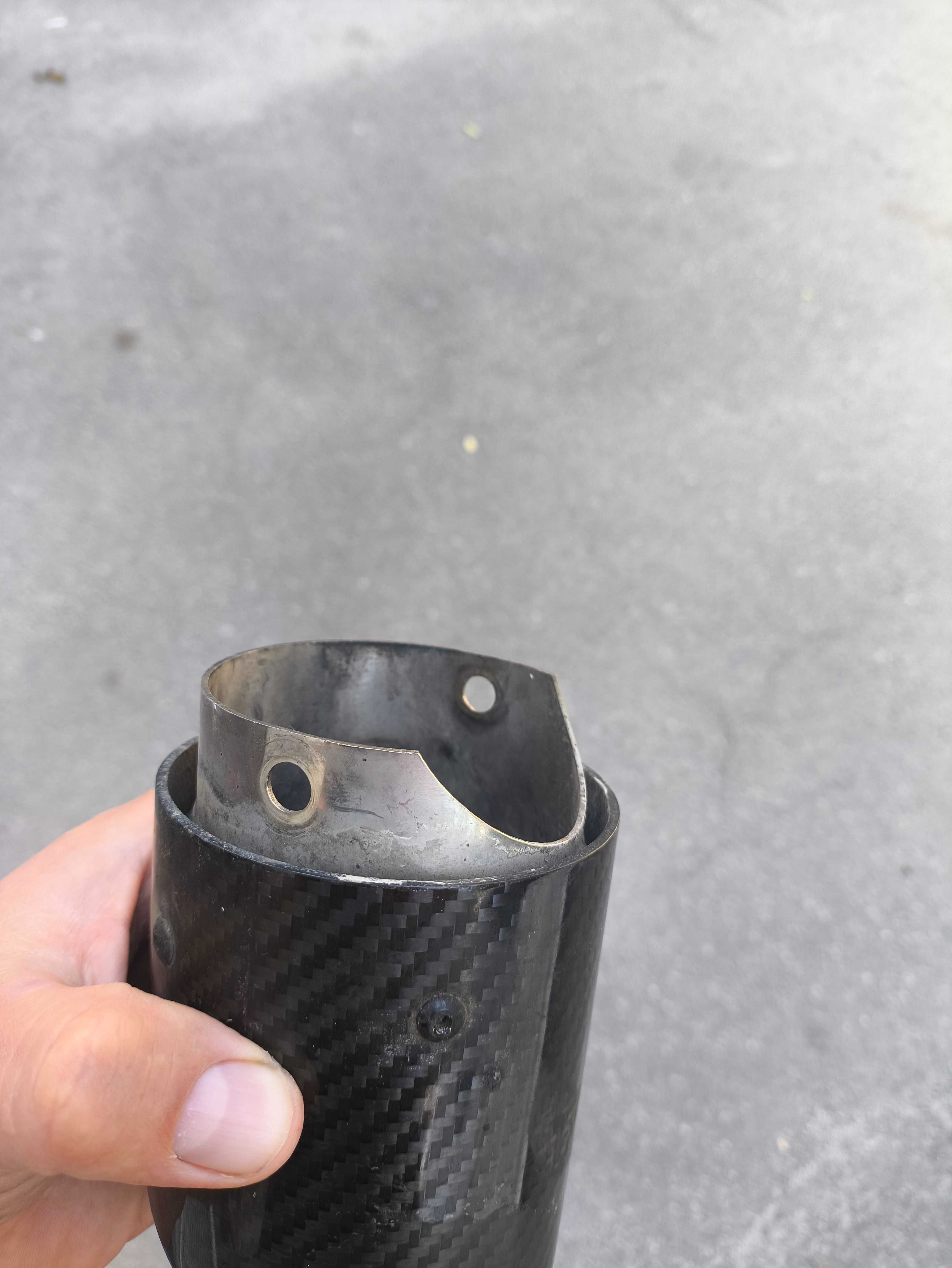 Насадка Akrapovic  выхлоп карбон выхлопная труба
