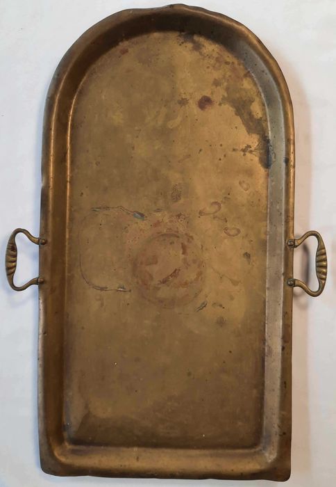 Rosja Carska Taca pod Samowar Mosiądz Tuła Woronciew Sygnatury