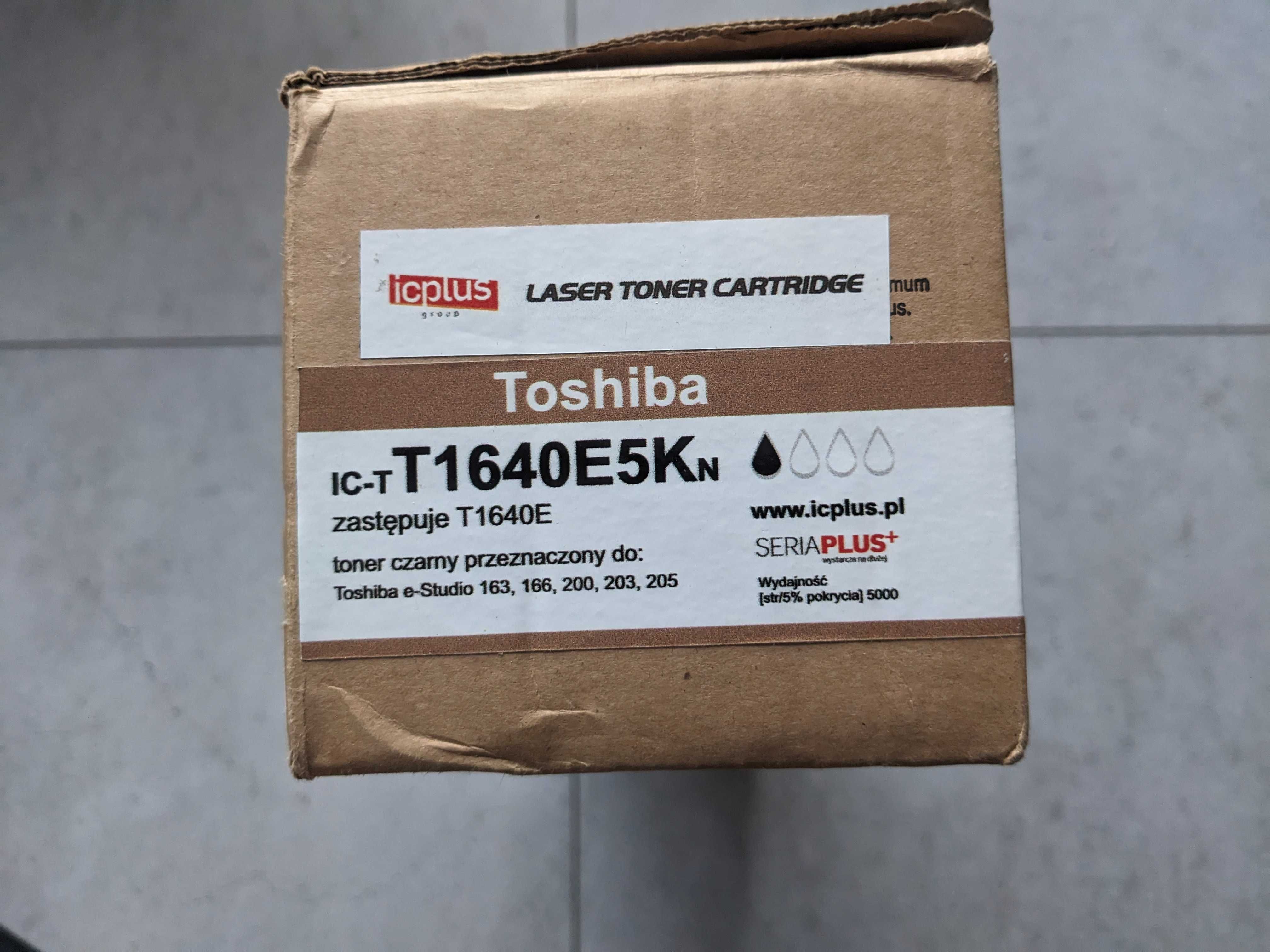 Toner Toshiba t1640E5K zastępuje t1640e str 5000