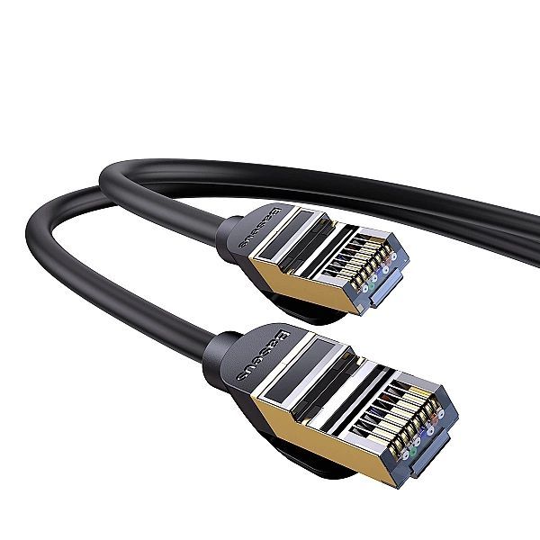 Baseus Speed Seven szybki kabel sieciowy Rj45/10Gbps 3m czarny (wkjs)