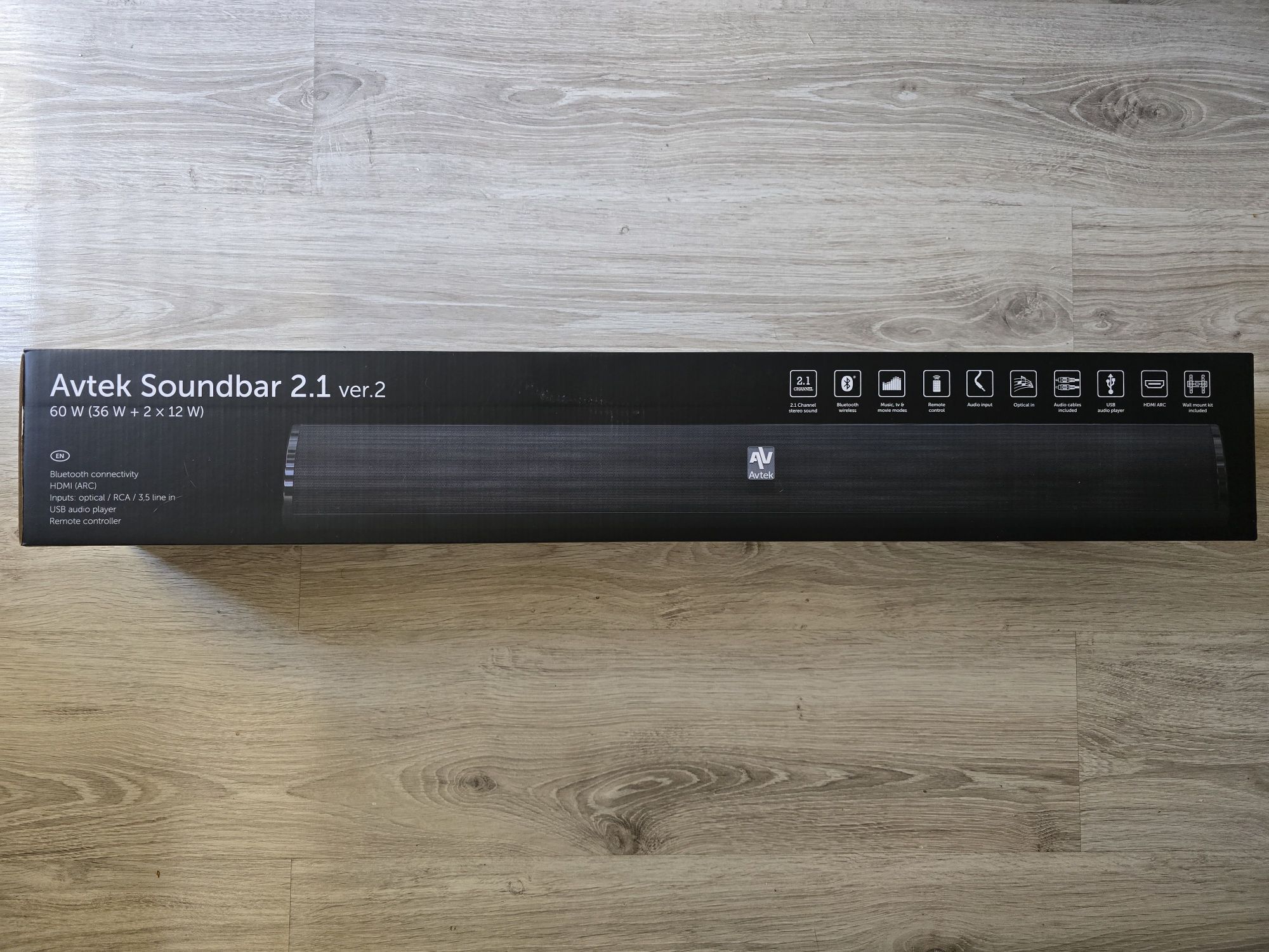 Nowy Soundbar  Avtek 2.1 ver 2