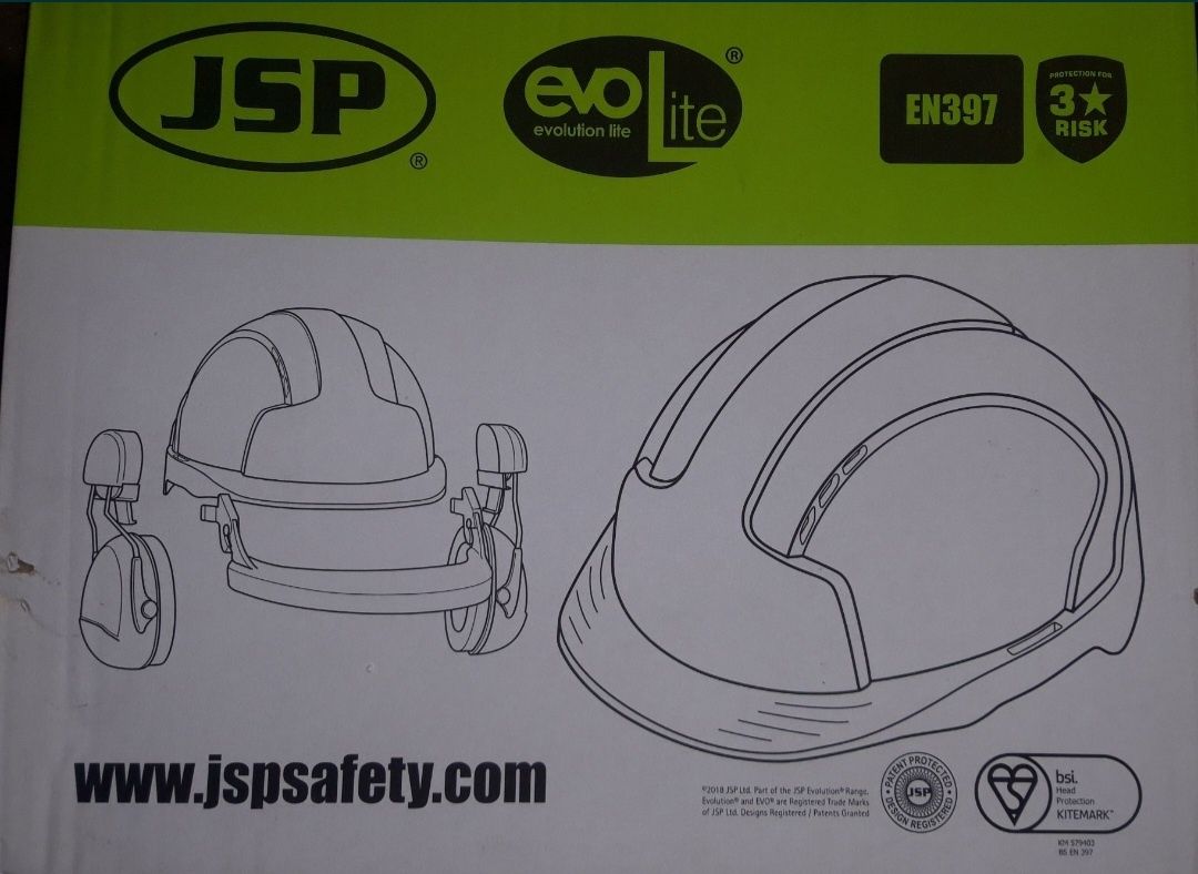 Kask ochronny lekki firmy JSP