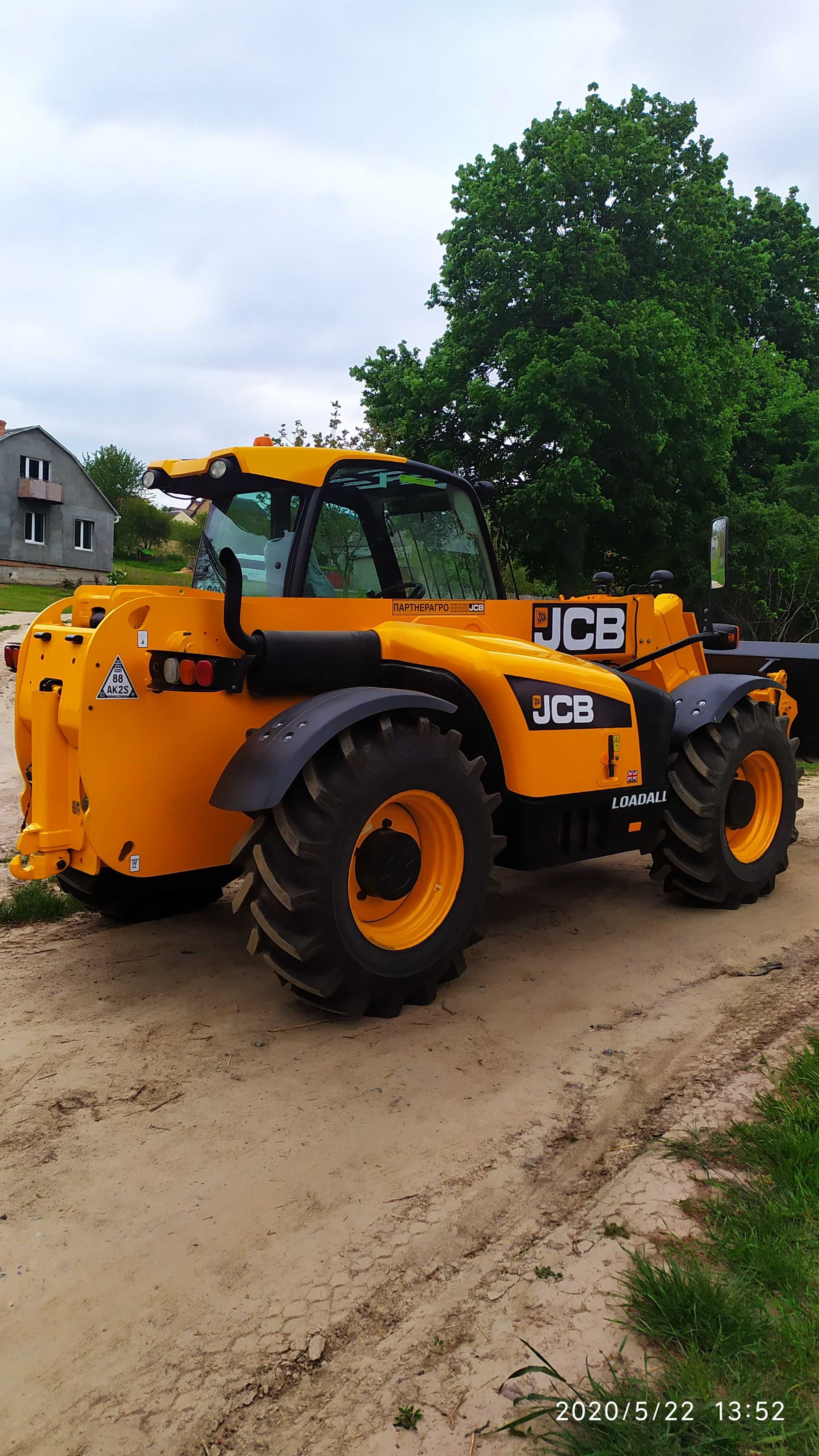 Послуги, оренда телескопічного навантажувача погрузчика JCB 531 Маніту