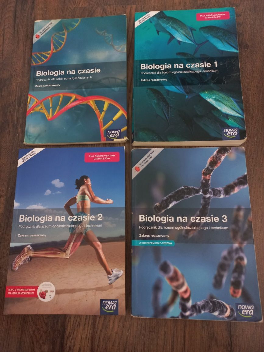Podręczniki szkolne do nauki Biologi