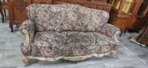 Kanapa / Sofa W Kwiaty W Stylu Ludwikowskim / Ludwik /