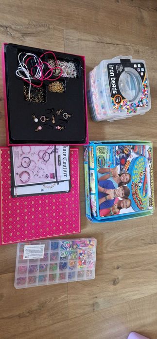 Koraliki, bransoletki, gumki, iron beads, kreatywnie