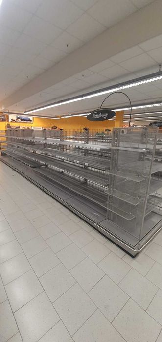 Regał sklepowy magazynowy gondola garażowa antracyt warsztat piwnica