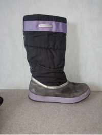 Довгі фіолетові зимові черевики adidas climawarm traxion sole 38