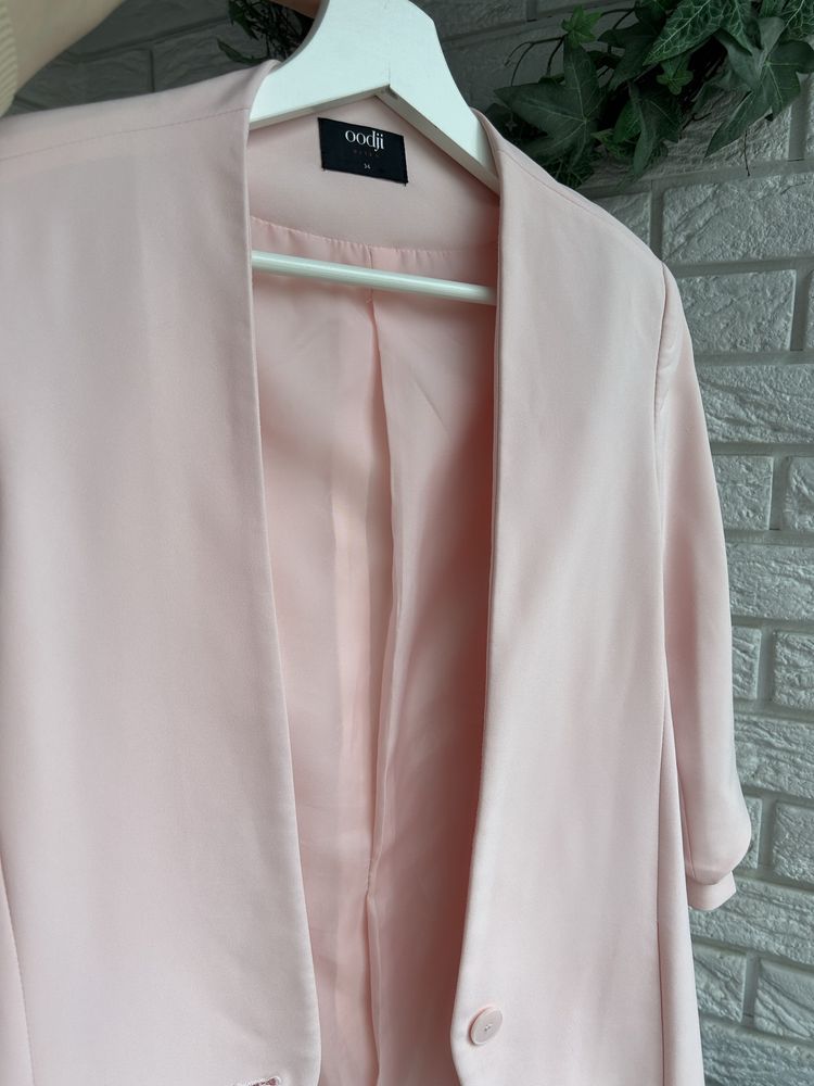 Піджак жіночий світлий рожевий, пиджак женский, для девочки пиджак
