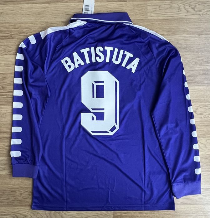Ретро игровая футболка,форма,лонгслив Фиорентина(Fiorentina) Батистута