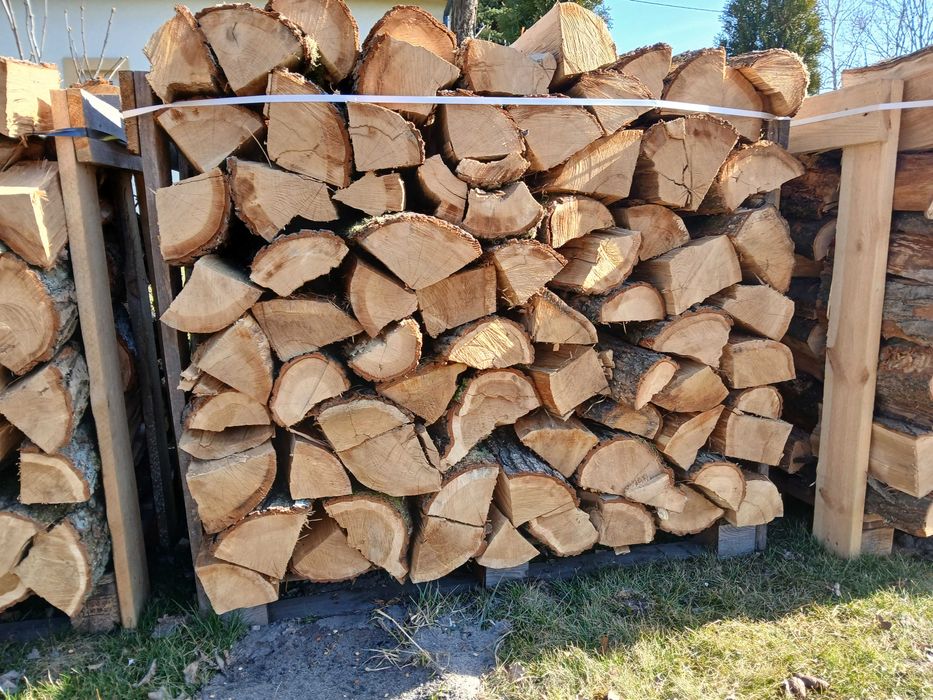 Drewno kominkowe opałowe dąb buk grab brzoza olcha sosna