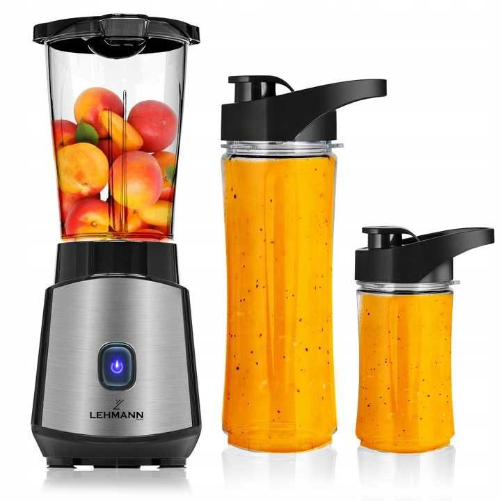 blender kielichowy  1200W 2x bidony miksuje KRUSZY LÓD MOCNY 10w1