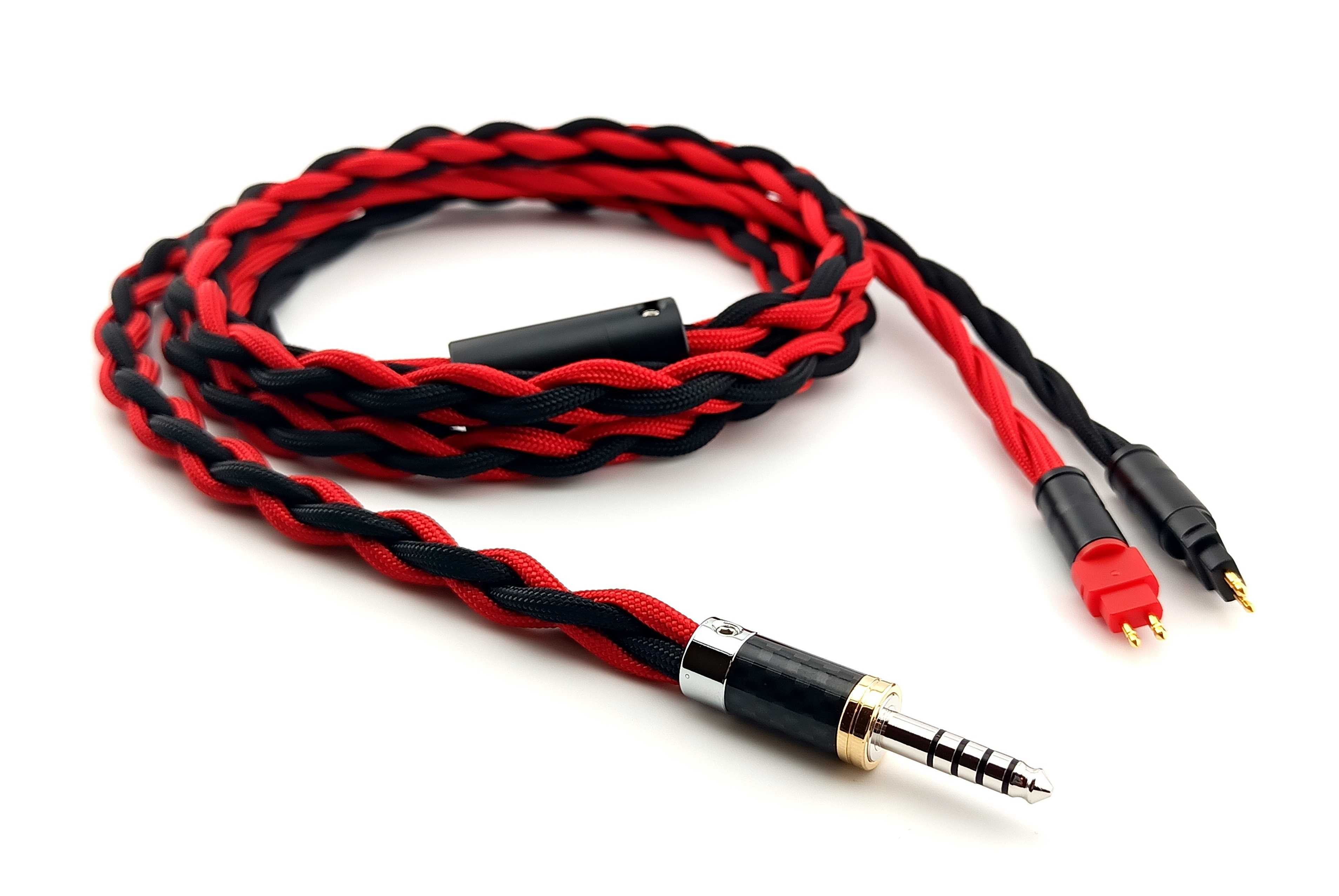 Ręcznie wykonany zbalansowany kabel do SENNHEISER kolory 4,4mm