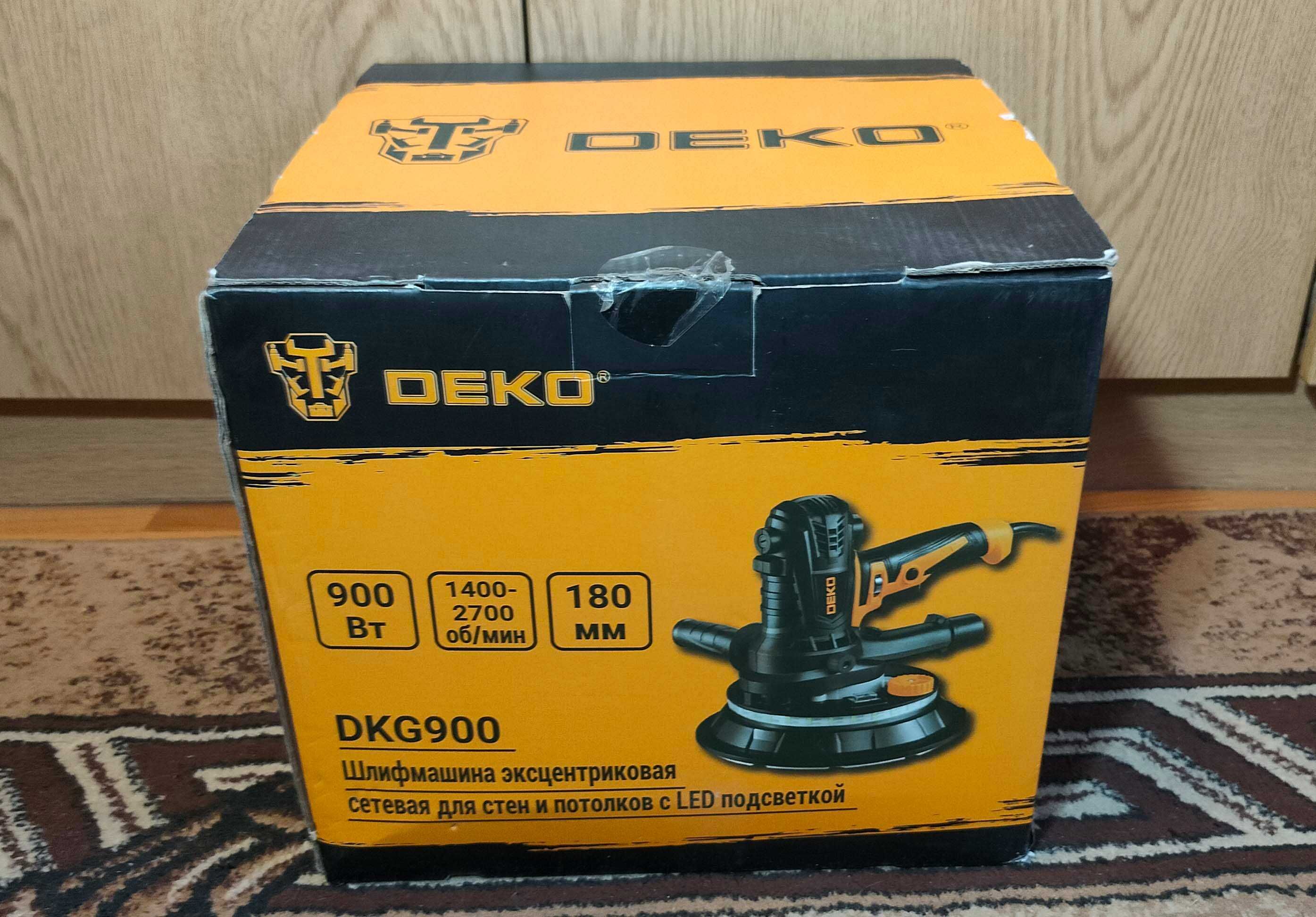 Эксцентриковая сетевая шлифмашина DEKO DKG900 / 900 Вт