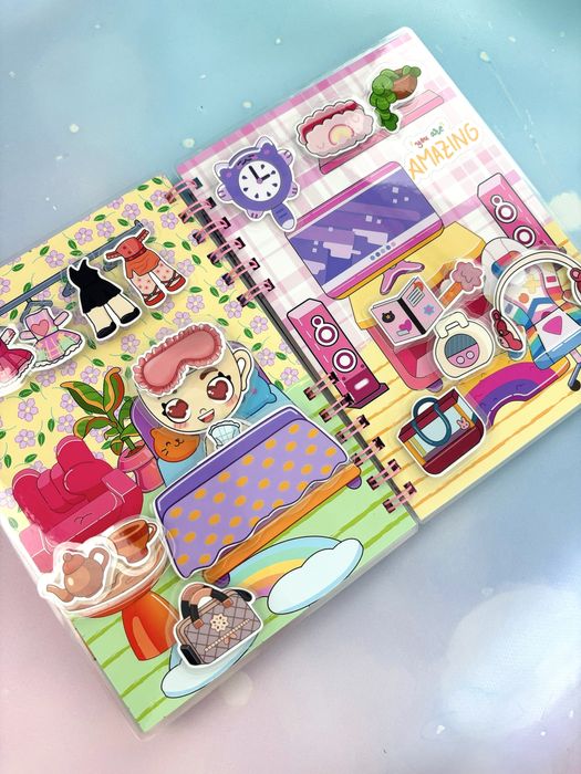 Album na rzepy Balerina Cappuccina, labubu, toca boca, pusheen