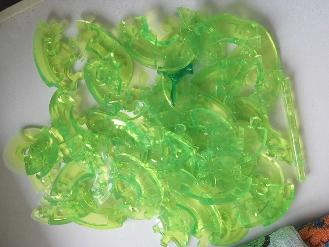 3-D пазл Зеленое яблочко