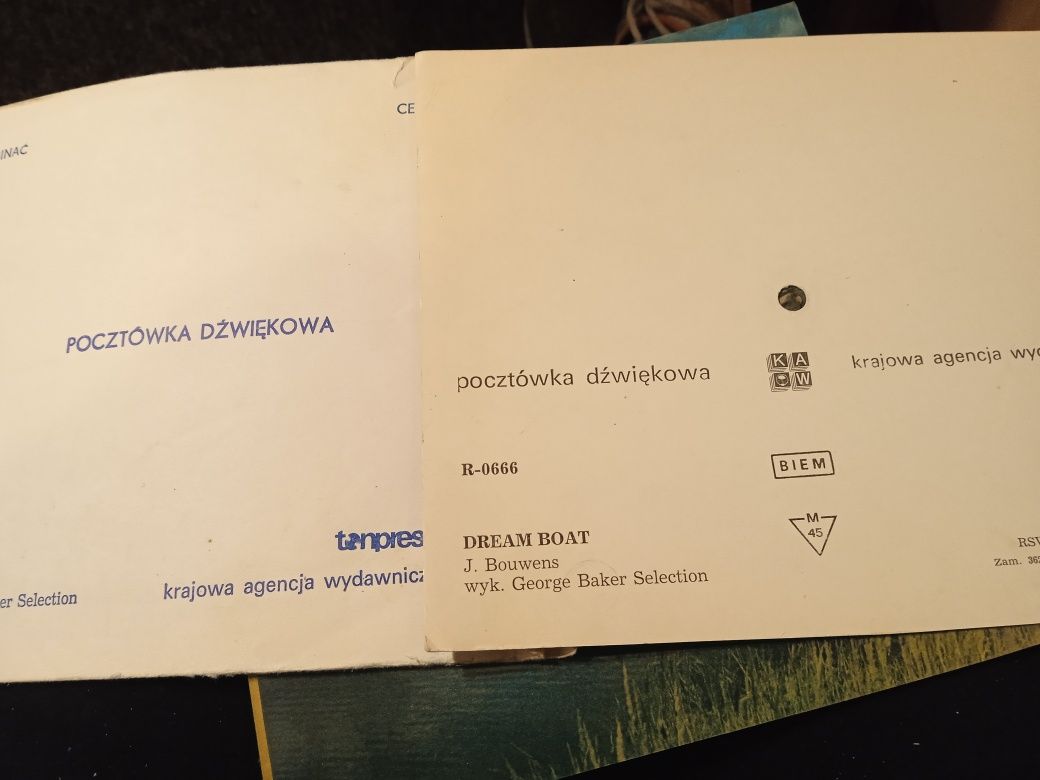 Pocztówka dźwiękowa G.B Salection