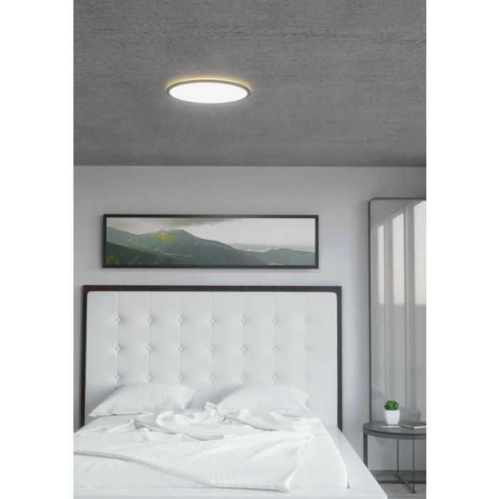 ROVITO-Z oprawa sufitowa Plafon LED 42cm Czarny okrągły 900092 EGLO