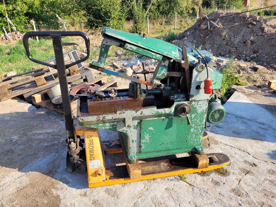 Piła ramowa PM-120 przecinarka posuwowa taśmowa PM120 brzeszczoty