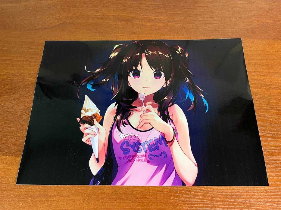 на кришку ноутбука вінілова наклейка 14 дюймів Ламінована