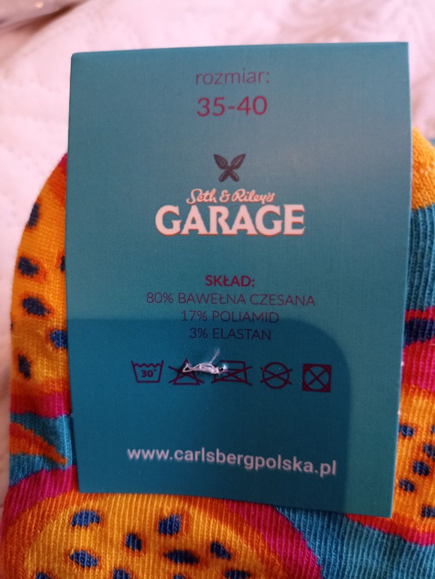 Skarpetki kolorowe Garage roz.35-40/2pary~