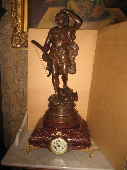 zegar  kominkowy wysoki 75 cm ,