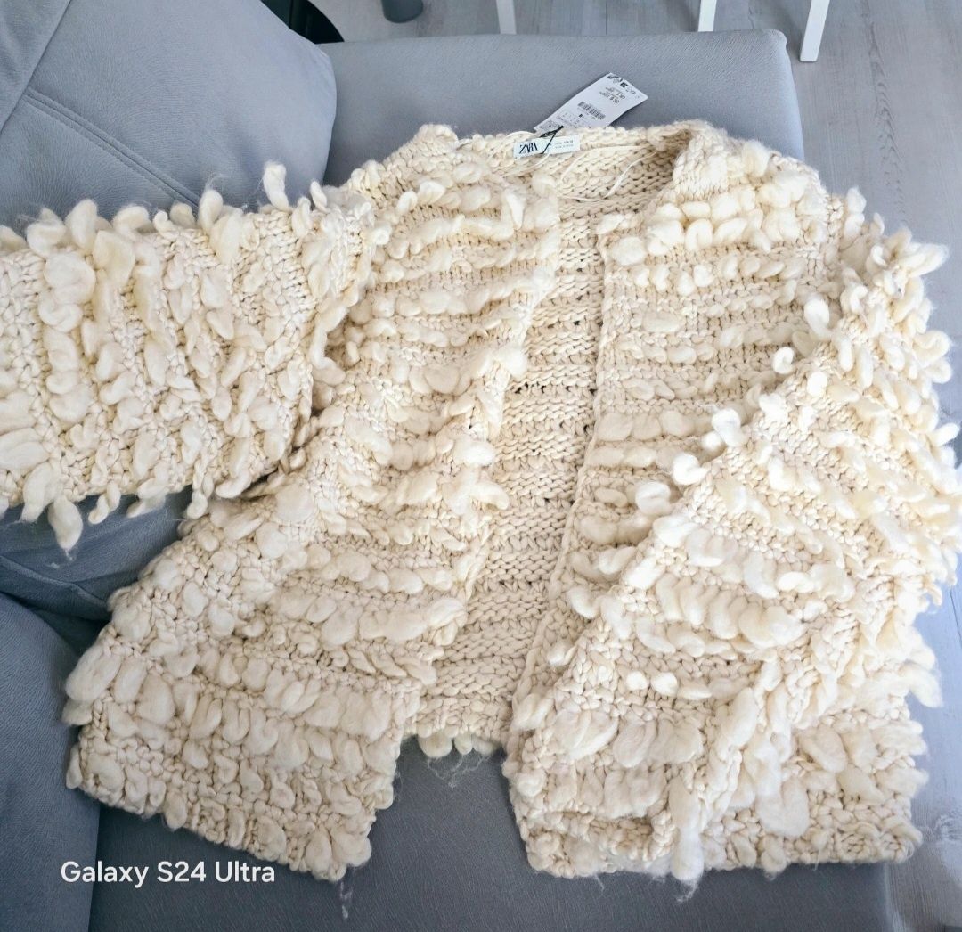 Sweter kardigan zara ML