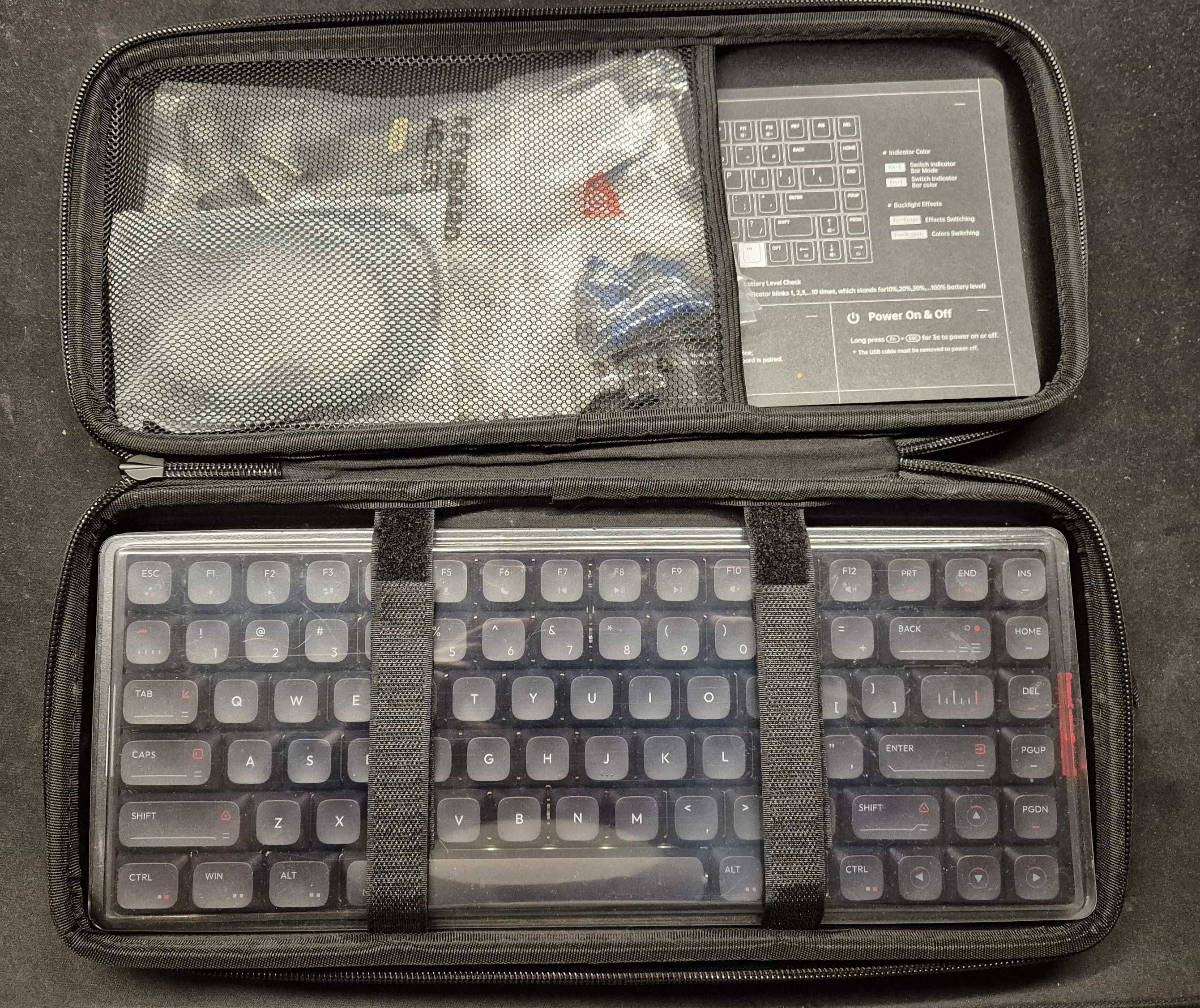 Klawiatura low profile IQUNIX MQ80  Kailh Black Cloud