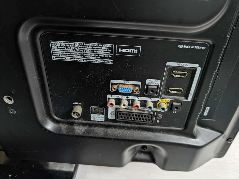 TV Samsung PS43D450A2W - display danificado