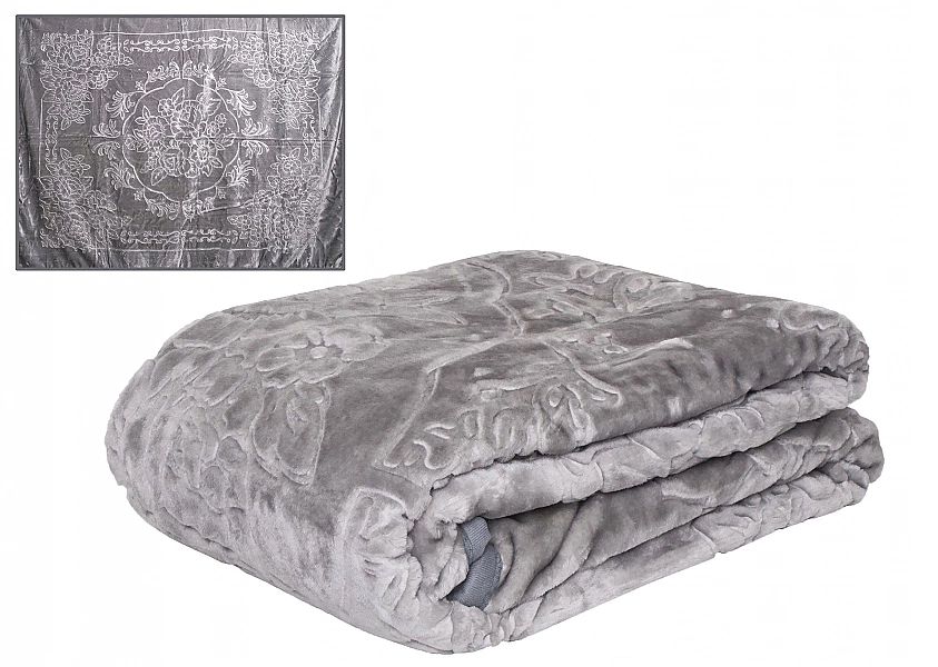 Koc Akryl Tłoczony A-054 Gruby Pled 160x210