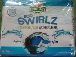 Антибактериальные ЕКО капсулы для чистки стиральной машины Eco Swirlz