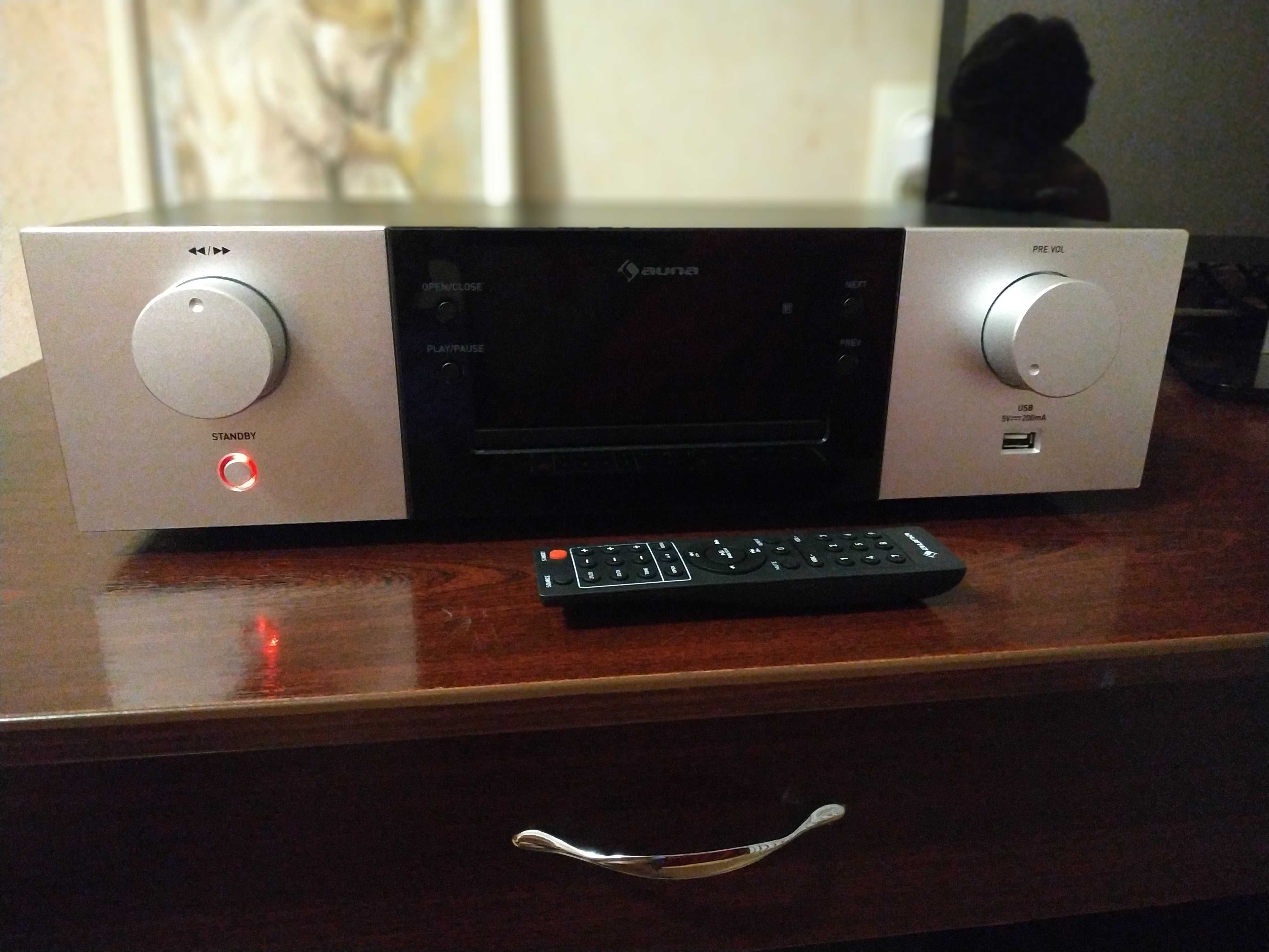Стильний Hi-Fi CD/USB MP3 програвач Auna CD-1000 DG (10038328)