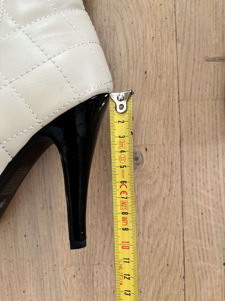 Botki pikowane vintage 39 lu boo