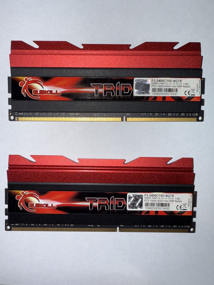 Pamieć ram G.skill trident x ddr3 2x4gb 2400 MHz cl 10
