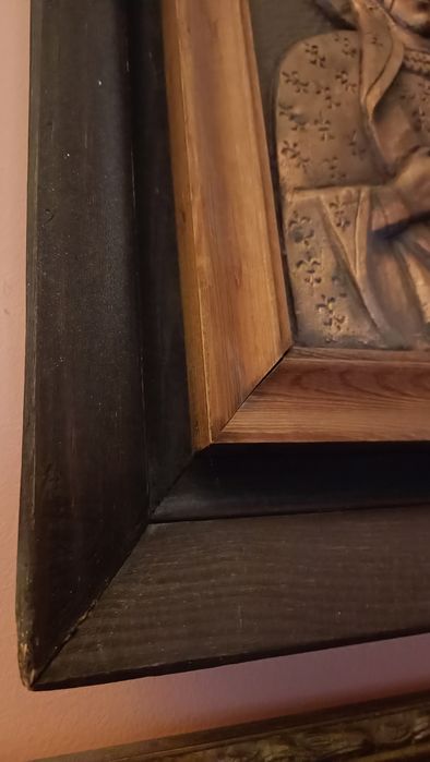 Obraz św Ikona Matki Boskiej Częstochowskiej odlew miedziany