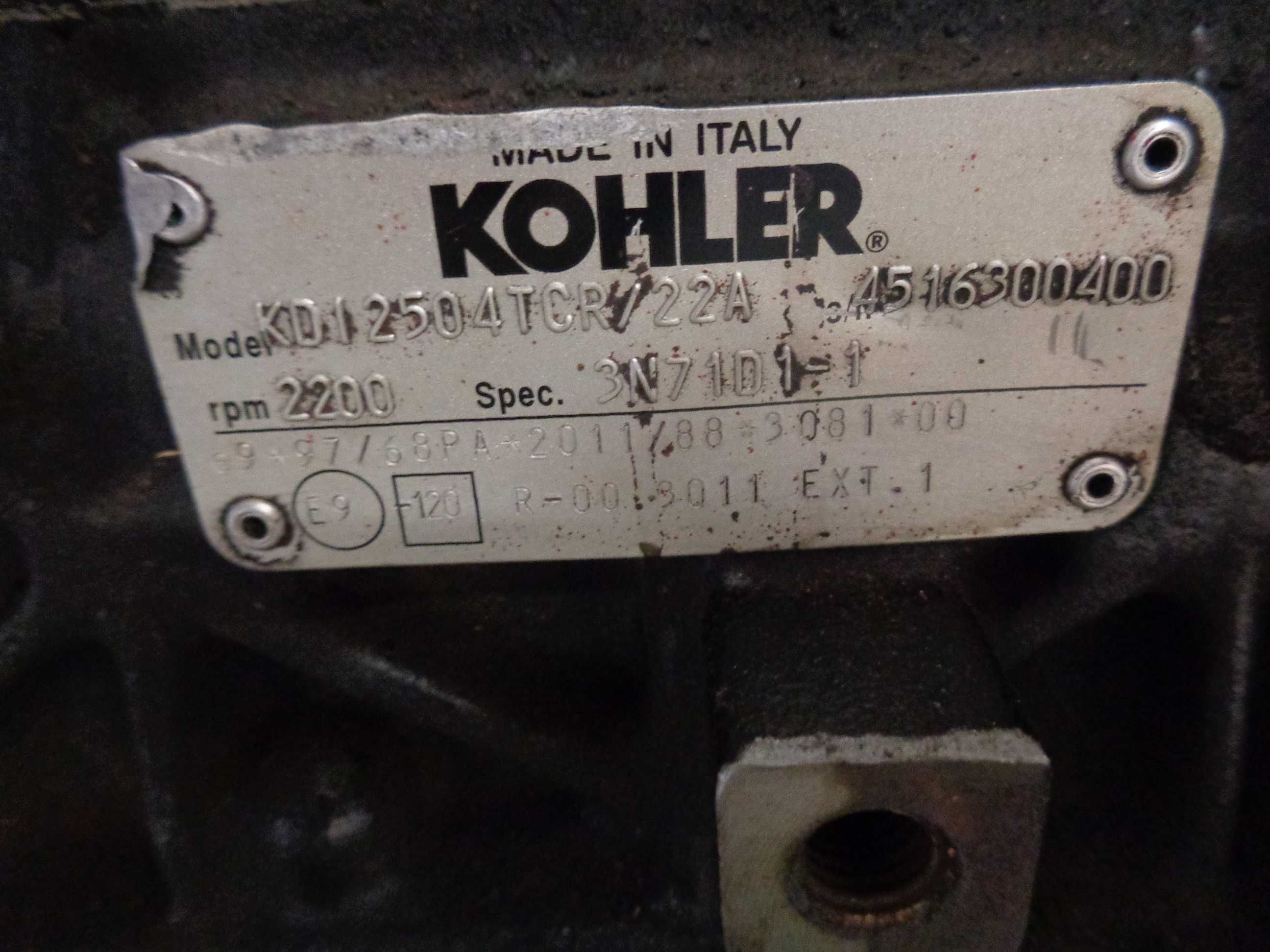 Głowica silnik JCB KOHLER KDI 2504TCR silnik Kohler części