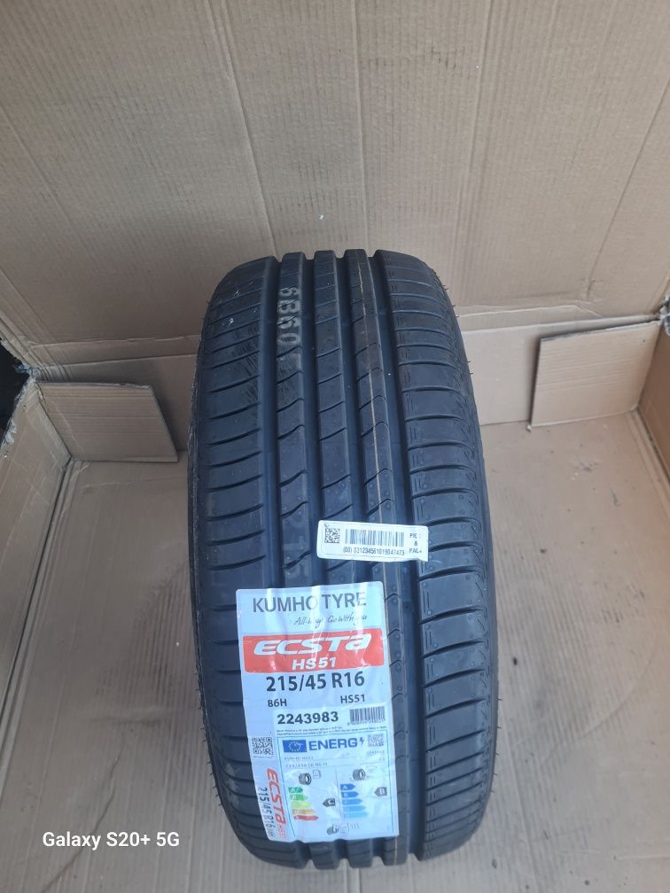 Opona KUMHO ECSTA HS51 NOWA 215/45/16 rok 06/22 lato