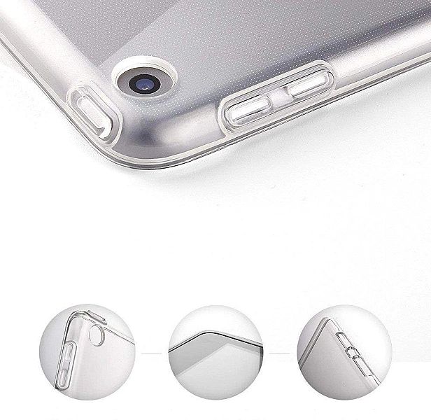 Etui Slim Case Braders silikonowy do Xiaomi Pad 5 Pro / Pad 5 bezbarwn
