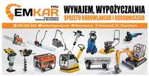 Wynajem  Wypożyczalnia Mini Ładowarka Zagęszczarka