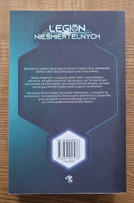 B.V. Larson Legion Nieśmiertelnych Tom 15 Świat Zieleni, książka