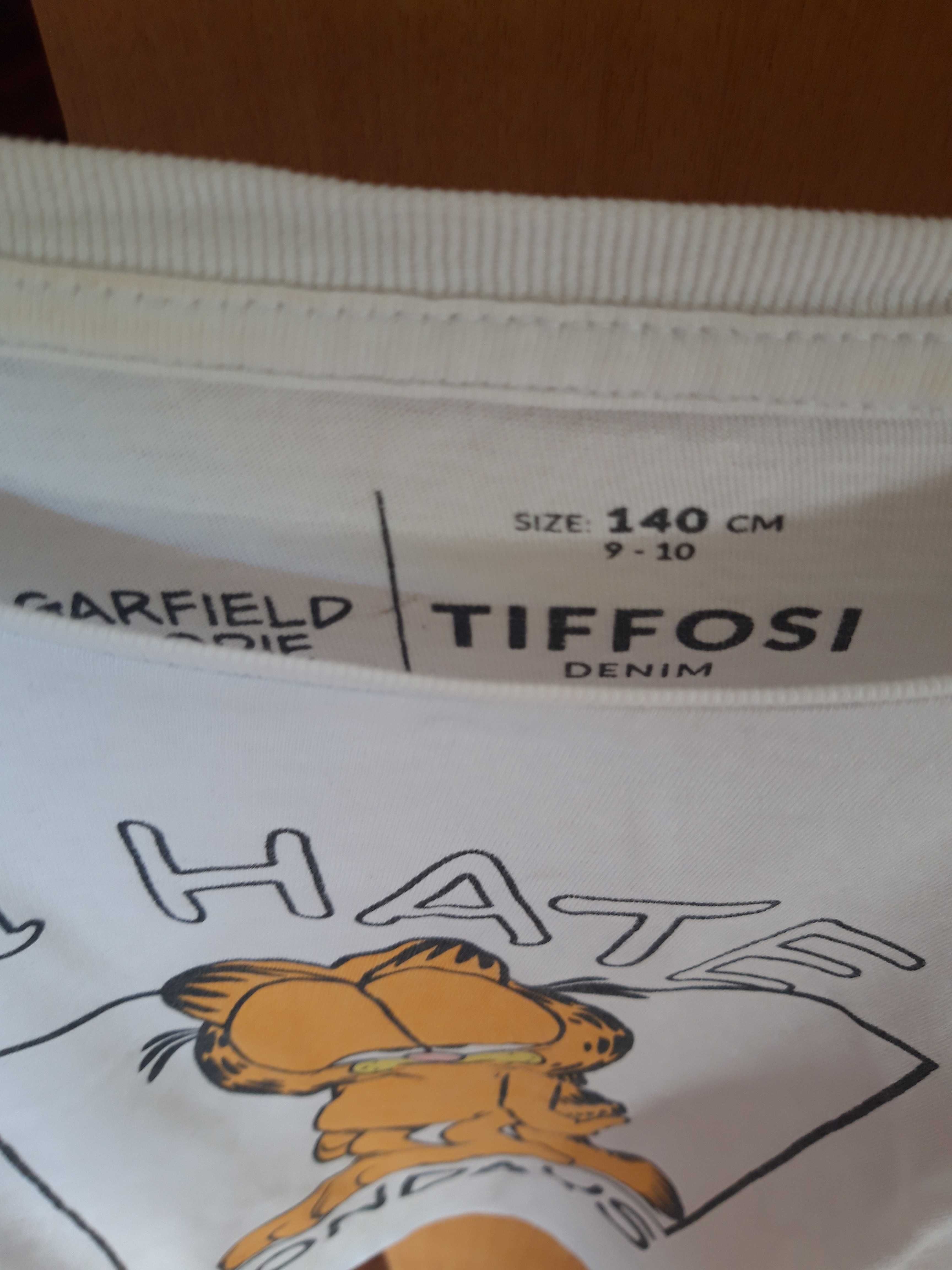 T-shirt GARFIELD, 9-10anos Tiffosi