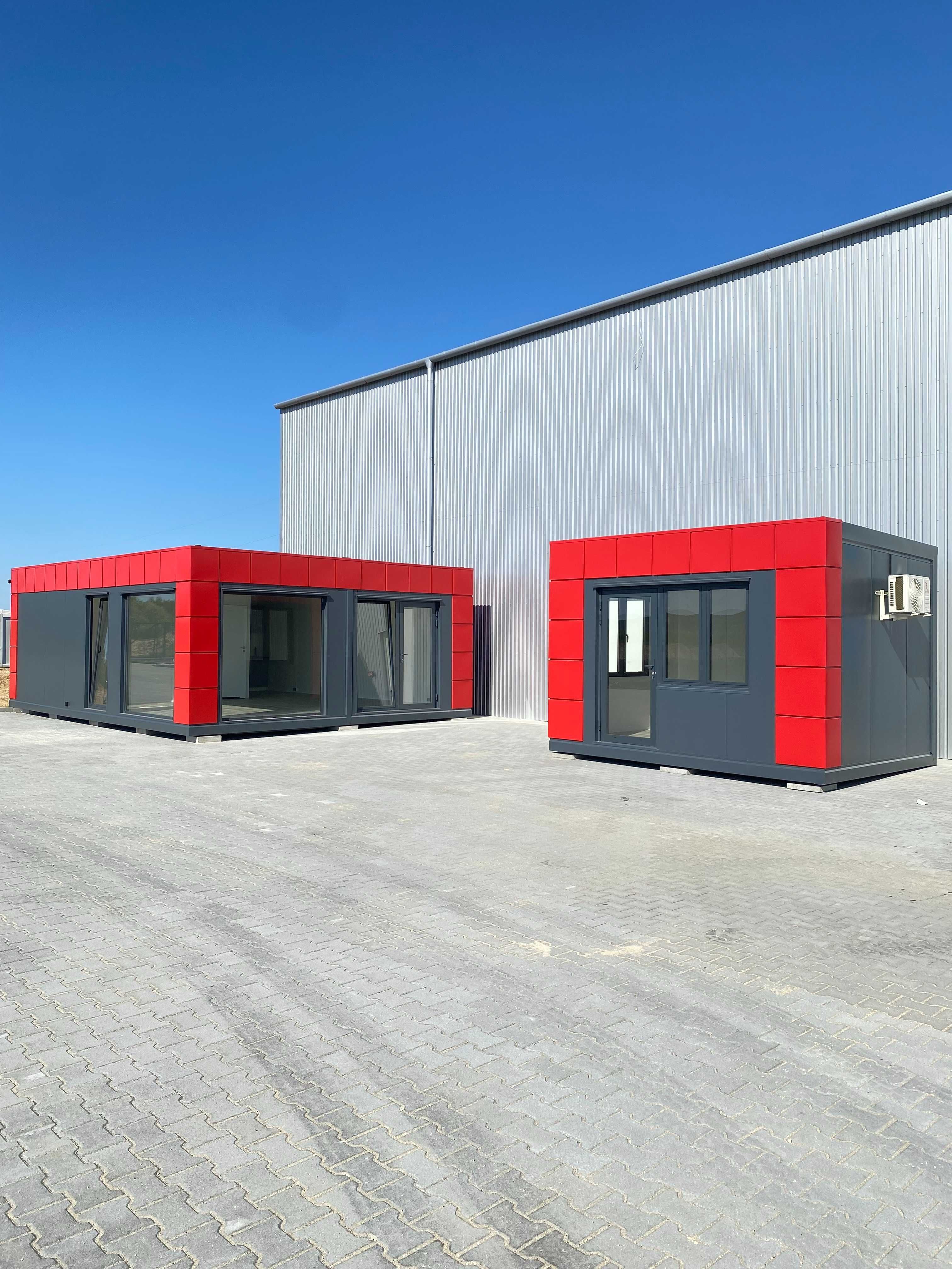 Kontener Handlowy Mieszkalny Pawilon Biurowy Usługowy 6x3 7x3 8x3 9x3