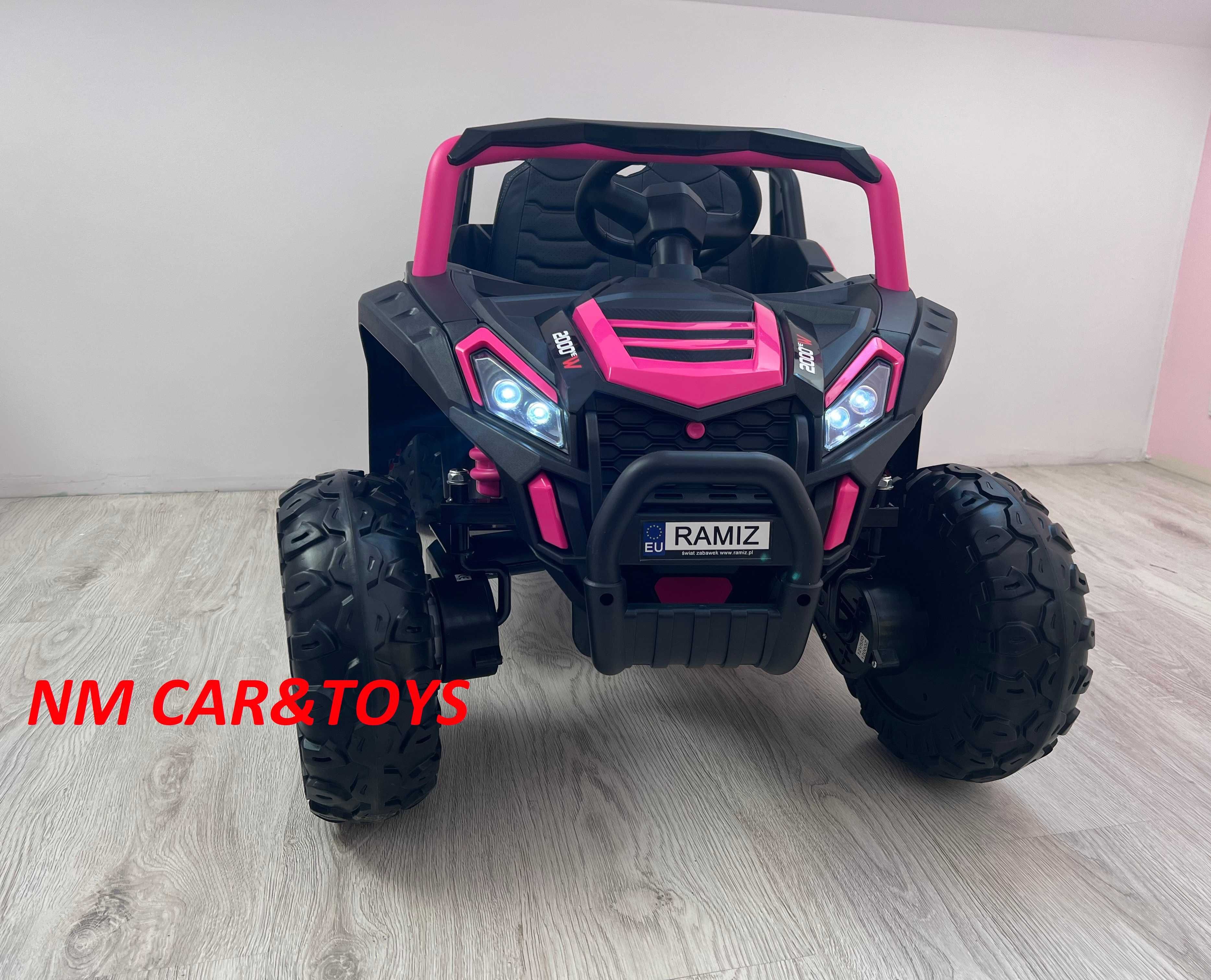 Auto na akumulator Pojazd 4x4 Buggy A 036 UTV 2000M Racing dla dzieci